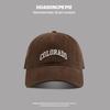 Gorra de Béisbol para Hombre Estilo Coreano Casual Versátil Gorra de Pico de Pato Primavera y Verano Viajes Cabeza Grande Ducha Facial Gorra de Béisbol Pequeña Gorra de Sol