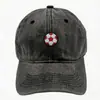 Boné de Baseball Lavável Popular com Bordado, Boné de Baseball de Futebol para Homens e Mulheres, Boné de Proteção Solar para Uso Externo