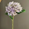 Flores de Hortensia Artificiales con Tacto Realista, Suministro Transfronterizo para Decoración del Hogar, Bodas, Salas de Muestras, Diseño de Paisajes y Decoración al por Mayor