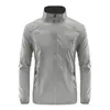 Verano cuello alto protección solar hombre delgado transpirable ropa para piel de mediana edad verano deportes ropa protección solar abrigo de hombre