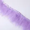 Tira de Tela con Borde de Pluma de Terciopelo Venado de Color Cinta de Tela de Terciopelo Material de Decoración para Ropa DIY 1 Metro