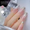 Fragmentos de Brillo para Uñas en Polvo Fino Lentejuelas Brillo Plateado Lámina Plateada Arte de Uñas Fino Polvo Mezclado