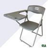 Cadeira de treinamento ampliada para sala de aula com prancheta, cadeira de conferência dobrável, conjunto de mesa e cadeira para estudantes, organização, cadeira única para ensino e escrita