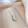 [Acero de titanio para todo el cuerpo] carcasa de estilo frío personalidad estilo minimalista collar de oro real en horno cadena de clavícula de celebridad de Internet femenina ins