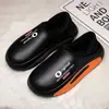Zapatos de Algodón para Hombre para el Trabajo, Cálidos, Impermeables, Antideslizantes, Resistentes al Desgaste para Casa, Zapatos de Algodón de Chef para Conducir, Conducción de Conductor