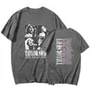 Nueva Camiseta Redonda de Manga Corta Estampada Deportiva de Verano para Concierto de Taylor Europea y Americana 2025