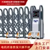Fábrica de porta retrátil elétrica de aço inoxidável villa porta de correr dobrável porta retrátil elétrica de controle remoto inteligente