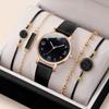 5 piezas/set traje de regalo boutique en stock Moda Reloj de mujer SHEIN Duoduo transfronterizo Pulsera de reloj para mujer