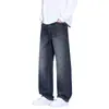 Pantalones Vaqueros de Primavera y Otoño para Adolescentes Niños, Estudiantes de Secundaria y Preparatoria, Pantalones Anchos Rectos Sueltos para Niños Mayores en Otoño