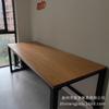 Mesa de Computador de Nogueira Preta Mesa de Tronco Mesa de Estudo em Casa Mesa de Escrita Madeira de Freixo Madeira de Cerejeira Mesa Longa de Conferência de Escritório