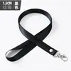 Lanyard con gancho de metal 1.5 hebilla para insignia, lanyard para gafete de trabajo, lanyard para credencial de identificación, lanyard con portagafete de trabajo