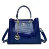 Comercio Exterior 2025 Nuevo Bolso de Mano de Moda de Charol de Alta Gama Bolso Cruzado de Hombro Portátil Simple para Salir para Mujeres