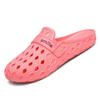 Tamancos Femininos Respiráveis para Uso Externo, Sandálias de Praia de Verão, Sapatos Femininos Fechados para Casa Antiderrapantes, Chinelos Femininos Respiráveis