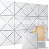 Pegatinas de Pared Decorativas Absorbentes de Sonido Cuadradas en Forma de X de Fibra de Poliéster Transfronterizas Paneles Absorbentes de Sonido para Aislamiento Acústico y Reducción de Ruido en Teatros y Estudios