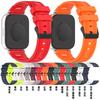 Para Huawei Watch GT5 46mm Watch GT4 Raya Vertical Camino Color Sólido Correa de Silicona Relleno de Aceite Doble Color