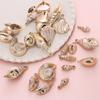 Colgante de concha de imitación acrílica accesorios de joyería DIY hechos a mano aretes caseros material de joyería para la oreja colgante para llavero