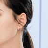 Aretes de estrella para mujer 2021 nueva moda Corea del Sur elegantes celebridad en línea aretes de plata esterlina personalidad simple pequeño estilo frío