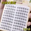 Pequeñas Pestañas Inferiores Tipo Llama con Tallos Transparentes, Segmento de Racimo Individual Estilo Manga de Aspecto Natural, Estilo Demonio Pequeño de Deseo Puro