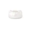 Plata Pura 999 Baguette Gato Cuentas Accesorios Pulsera Trenzada Hecha a Mano DIY Gato de la Suerte Joyería de Plata Regalo para Novia