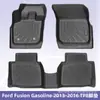 Adecuado para Ford Fusion Fuel 2013-2016 Tapetes de Piso TPE Material 3D para Todo Clima Tapete de Cajuela