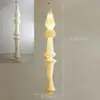 Lámpara de papel ambiental estilo japonés Isamu Noguchi Akari, estilo wabi-sabi, candelabro largo para escalera, loft, dúplex, sala de estar de planta abierta y casa de huéspedes