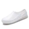 Zapatos de Agua Luminosos Nuevos Transfronterizos para Mujer y Hombre, Botas de Lluvia Antideslizantes, Zapatos de Goma de Trabajo que Brillan en la Oscuridad, Zapatos Blancos para Cocina, Botas de Lluvia de Caña Baja para Mujer