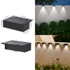 Luz de Degrau Solar Iluminação de Pátio Externo Luz de Atmosfera para Jardim Doméstico Iluminação de Escada Luz Noturna à Prova d'Água
