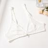 Sujetador de Encaje Triangular Sexy sin Costuras Inalámbrico Estilo Francés Pure Desire para Mujer para Exportación a Europa y América