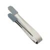 Pinza para Hielo de Acero Inoxidable 304 Suministros de Cocina Herramientas Vacío Titanio Chapado en Oro Cubo de Hielo Engrosado Creativo Pinza de Silicona