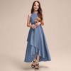 Vestidos Formales para Niñas, Vestidos Largos de Noche para Niños Mayores, Vestidos de Satén para Piano, Vestidos de Princesa para Niños Pequeños