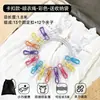 Varal portátil de viagem, uma ferramenta mágica para secar roupas em hotéis e ao ar livre, com pregadores para pendurar roupas