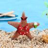 Resina Simulación Estrella de Mar Estilo Mediterráneo Pareja Estrella de Mar Colgante Decoraciones Creativas Colgante de Navidad