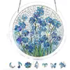 Nuevo colgante de ventana acrílico para puzzle de Amazon que atrapa la luz, vista colorida de río a la luz de la luna, decoración para ventana de jardín