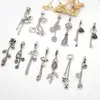 Colgante de Borla de Lazo de Plata Antigua Accesorios de Cara Feliz diy Pulsera de Cristal Collar Accesorios de Linterna de Calabaza