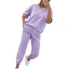 Verano 2025 Estación Independiente Aliexpress Estilo Popular Moda Casual Traje Estampado Desplazado Traje de Mujer Amazon