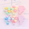 Bonita serie de globos multicolores brillantes, pegamento de crema para hacer uno mismo, carcasa de teléfono móvil casera, tocado de resina, accesorios al por mayor