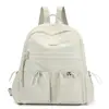 Mochila para Mujer 2026 Estilo Caliente Gran Capacidad Impermeable Versátil Mochila de Viaje Mochila para Estudiante Universitario Bolsa Escolar Bolsa Ligera de Nylon