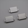 Nuevo Producto del Fabricante Herrajes de Perla Placa con Nombre Billetera Hebilla Decorativa Billetera Borde Aleación de Zinc Bolsa Cierre Cuadrado Metálico