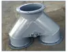 Distribuidor Electrohidráulico de Tres Vías, Válvula Distribuidora Lateral de Tres Vías de Acero al Carbono, Descargador de Tres Vías Tipo Flip, Colector de Polvo de Válvula de Tres Vías