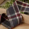 Cinta de Punto a Cuadros Bicolor Estilo Coreano DIY Lazo Hecho a Mano Accesorio para el Cabello Pinza para el Cabello Ropa de Muñeca Accesorios Materiales para Ropa Cinta