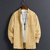 Camisa Sanbaolei 9140 de manga larga para hombre, estilo de trabajo, sencilla, de una pieza.