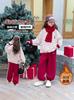Invierno 2024 Nuevo Conjunto de Chándal Grueso Acolchado con Forro Polar para Niñas Otoño e Invierno Conjunto de Dos Piezas de Invierno para Niñas