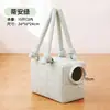 Bolsa de Transporte para Cães e Gatos ao Ar Livre Neural Cat, modelo Macaron Cloud Puff, para Outono e Inverno, à prova de vento e aquecida, bolsa de mão e de ombro