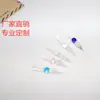 Pluma de firma de vidrio de color sólido con punta de hilo de alambre regalos de negocios regalos creativos para amigos pluma de inmersión de vidrio