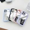 Funda para iPhone 16 Big Wave 15 Anti-Caídas 14 Superficie de Espejo 13 Dos en Uno 12 Pro Max Funda para Teléfono