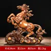 Artesanías de Resina del Caballo del Zodiaco, Decoraciones de Estilo Chino, Artesanías de Éxito Instantáneo y Riqueza, Regalos