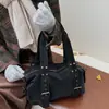 Bolso Tote de Cuero con Diseño Retro para Mujer 2025 Invierno Nuevo Casual Versátil Diario Bolso de Hombro Cruzado