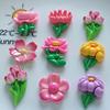 Flores faciais brilhantes planta flores DIY acessórios feitos à mão atacado sapatos com furo sapatos materiais decorativos norte 12