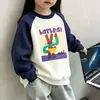 Sudadera Fina para Niña Estilo Coreano Dulce Linda Estampado de Dibujos Animados Jersey Top Nuevo Elegante para Primavera y Otoño de Bebé