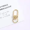 Chaveiro Fivela de Porta Giratória Cor Metal Dourado Prata Acessórios de Enfeite Liga de Zinco 32mm Fivela Universal para Pendurar em Bolsa Venda por Atacado